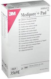 Повязка адгезивна Medipore+Pad 10х15см